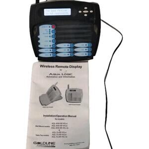 Goldline Hayward Display AquaLogic GLX LOCAL AQL-TB-RF-PS-8 Tabletop Panel READ